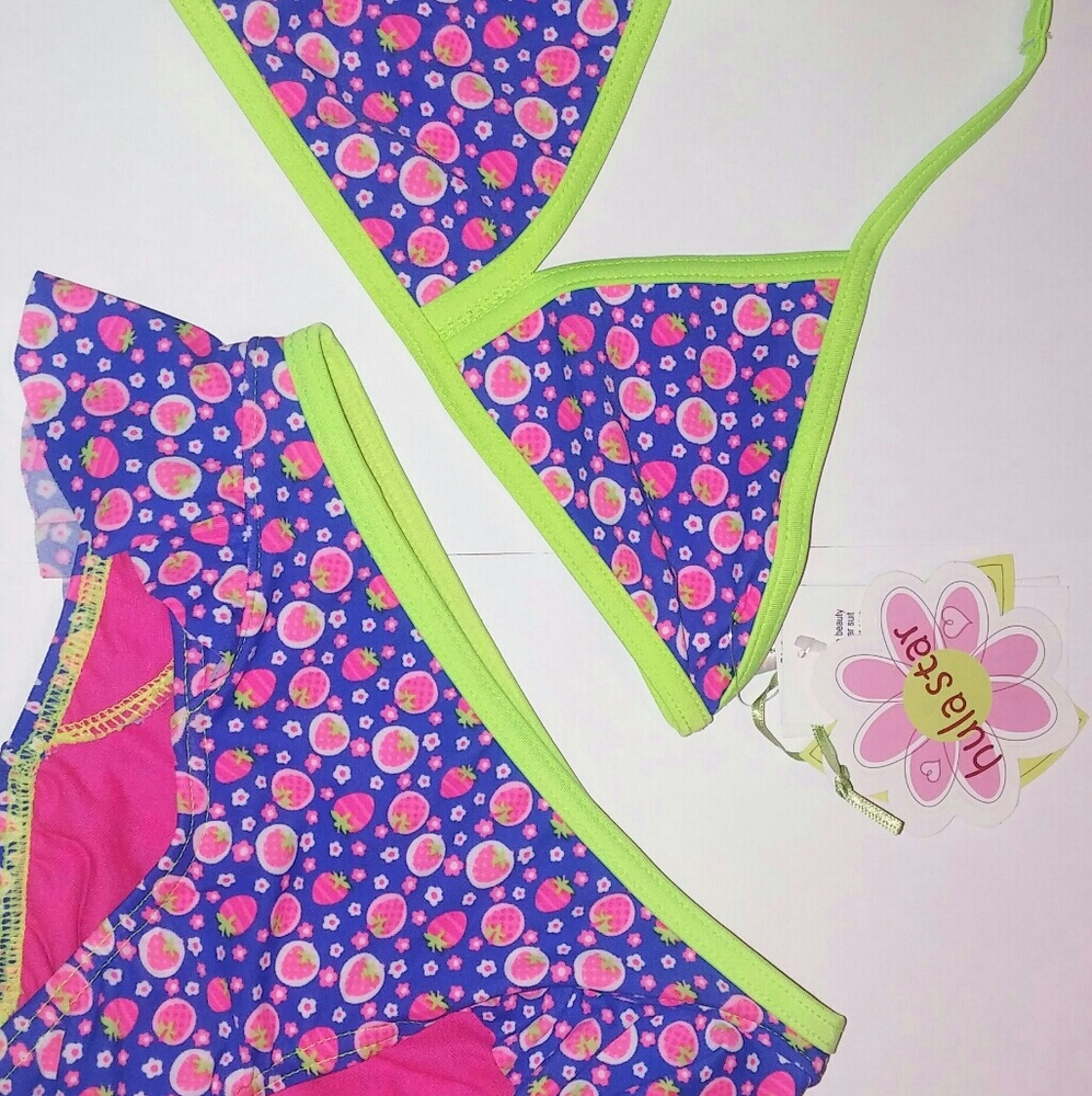 Nw Hula Star Strawberry 2pc swim suit